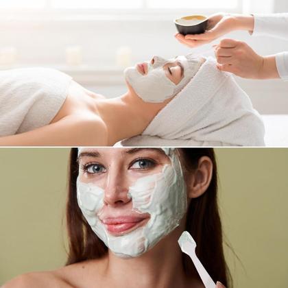 Imagem de 1Un Mini Espátula Ponta Quadrada Para Cremes Faciais Skin Care
