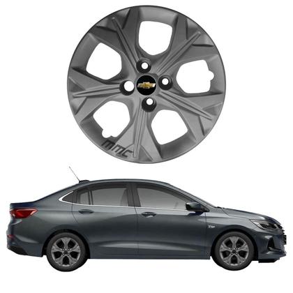 1X Calota Onix 2025 Aro 14 Grafite 378Cb - Grid - Calota de Carro ...