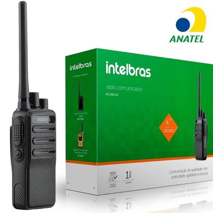 Imagem de 1x Rádio Comunicador INTELBRAS RC3002 G2 - Walkie Talkie HT