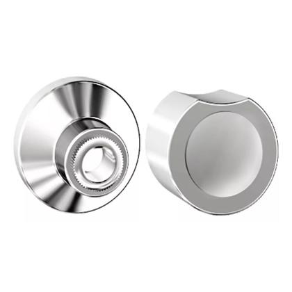 Imagem de 2 Acabamento Registro C40 Metal Cromado Base Padrão Deca 16 Estrias Compatível Pressão Gaveta Geral