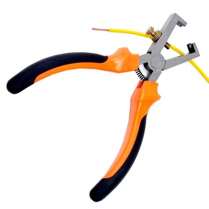 Imagem de 2 Alicate Descascador De Fio 6,5 Com Ajuste Para Eletricista