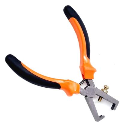 Imagem de 2 Alicate Descascador De Fio 6,5 Com Ajuste Para Eletricista