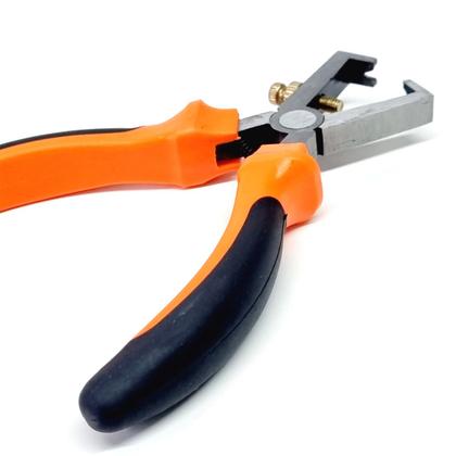 Imagem de 2 Alicate Descascador De Fio 6,5 Com Ajuste Para Eletricista