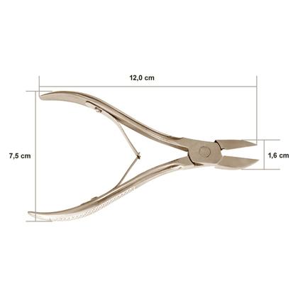 Imagem de 2 Alicates De Corte Unha Profissional Pés Grossas Encravadas