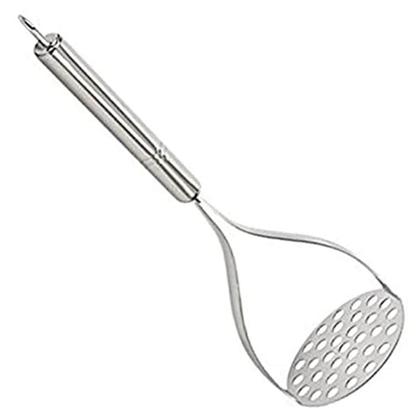 Imagem de 2 Amassador Espremedor De Batatas Purê Inox Cabo Reforçado
