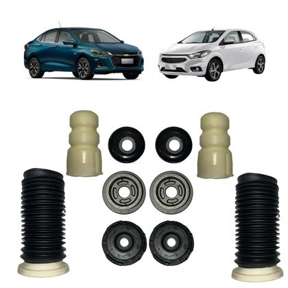 Imagem de 2 Amortecedor Dianteiro Nakata+Kit Batente Chevrolet Onix 2019 A 2022
