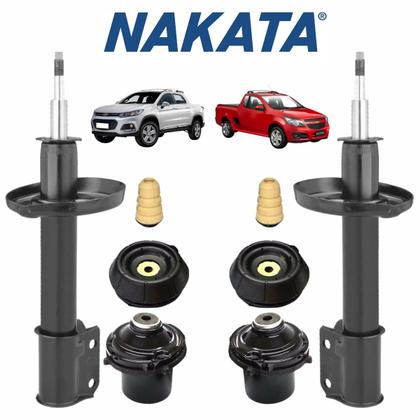 Imagem de 2 Amortecedor Dianteiro Nakata + Kit Original Agile 2014