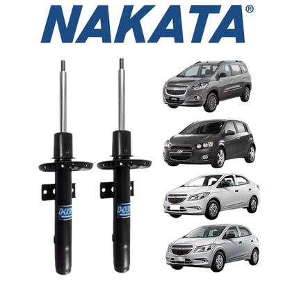 Imagem de 2 Amortecedores Dianteiros a Gas Nakata Esquerdo + Direito Onix Joy 2020