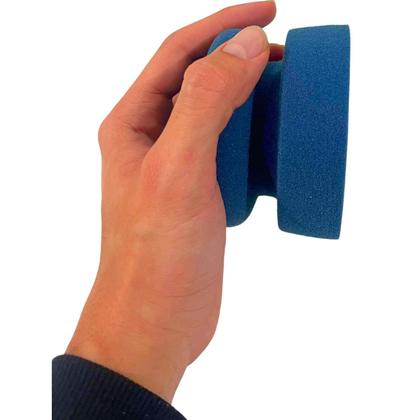 Imagem de 2- Aplicador De Espuma Anatômico Redondo Azul Vonixx