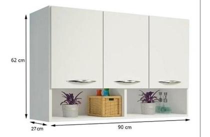 Imagem de 2 Armários 3 portas Para Kitnet Auxiliar