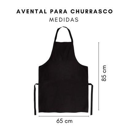 Imagem de 2 Aventais De Cozinha Churrasqueiro Preto Casal Juntos