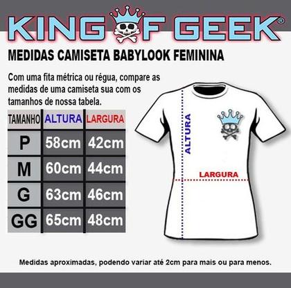 Imagem de 2 Babylook Estampas A Sua Escolha Camisa Blusinha Série Geek