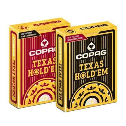 Imagem de 2 Baralho Plastico Copag Texas Holdem Poker - Copag