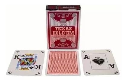 Imagem de 2 Baralho Plastico Copag Texas Holdem Poker Naipe Pequeno