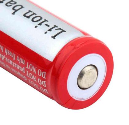 Imagem de 2 Bateria Recarregável 18650 Lithium 6800mah 3,7V Lanterna