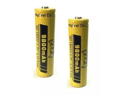 Imagem de 2 Bateria Recarregável JYX 18650 - 3,7v 9800 mAh - Unitária