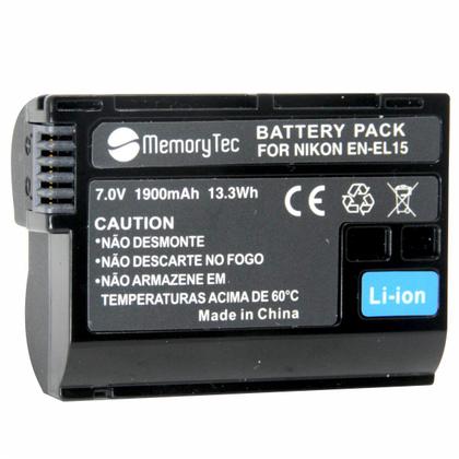Imagem de 2 BATERIAS EN-EL15 + CARREG DUPLO P/ Nikon D7000, D800, D800e, D600, D7100 e 1 V1