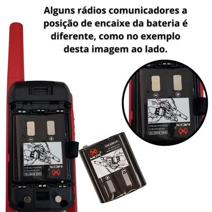 2 Baterias Para Rádio TalkAbout Motorola E Intelbras - CIBER Imagem de 2 Baterias Para Rádio TalkAbout Motorola E Intelbras