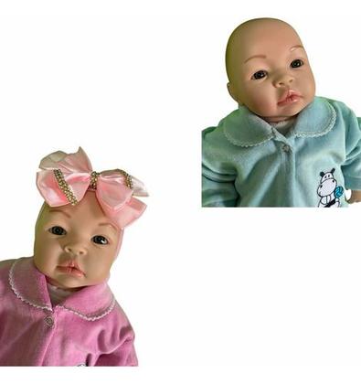 Imagem de 2 Bebê Reborn Realista Gêmeos Menina E Menino Tata E Biel