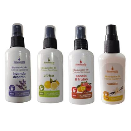 Imagem de 2 Bloqueador de Odor Sanitário Pós Bariátrica Perfumado Potente Elimina Odor N2 de 60ml - Envio Já