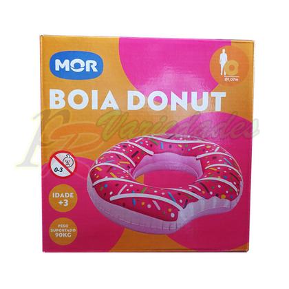 Imagem de 2 Boia Redonda Mor Donut Rosa Praia E Piscina Suporta 90kg