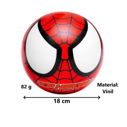 Imagem de 2 Bolas Dente de Leite Super Herói Aranha Huk Infantil Vinil