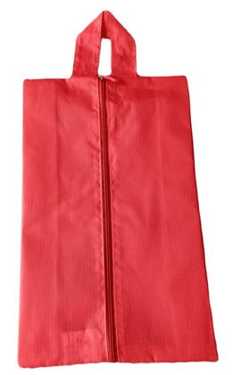 Imagem de 2 Bolsa Porta Sapato Viagem Nécessaire Tenis Calçado Roupa Mochila cor Salmão