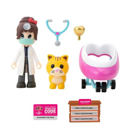 Imagem de 2 Bonecas Amigos e Pet - Hospital - Adopt Me