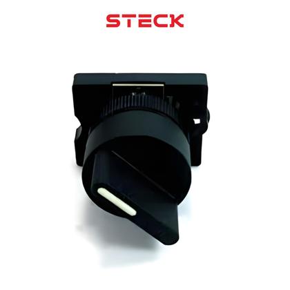 Imagem de 2 Botão Comutador 0-1 Manopla Curta Steck SLMB8D0