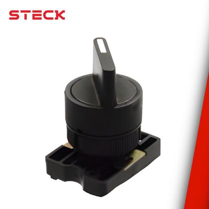 Imagem de 2 Botão Comutador 0-1 Manopla Curta Steck SLMB8D0