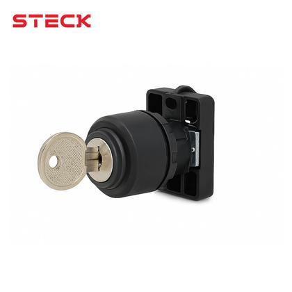 Imagem de 2 Botão Comutador Com Chave PT 0-1 P0 Steck SLCG8D0C