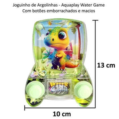 Imagem de 2 Brinquedos Aquaplay Argolas Jogo Dinossauro Infantil Dino