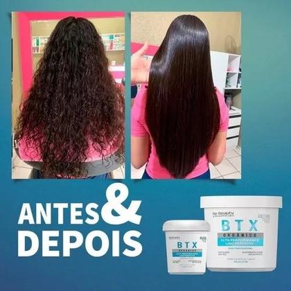 Imagem de 2 Btx Capilar Orgânico Anti Frizz Sem Formol 1kg + Brindes