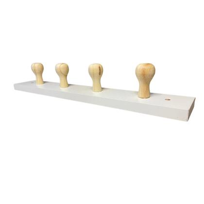 Imagem de 2 Cabideiro De Parede Provador Lojas Vestuarios Quarto Hall