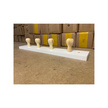 Imagem de 2 Cabideiro De Parede Provador Lojas Vestuarios Quarto Hall