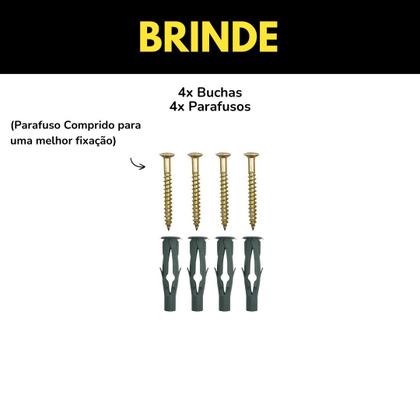 Imagem de 2 Cabideiros Rt Araras 40cm Fixas De Parede Para 10 Cabides