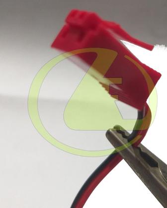 Imagem de 2 cabos conector para caixas de som subwoofer aparelho som mini system microsystem home theater ht lg