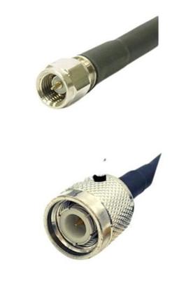 Imagem de 2 Cabos Descida Celular Rgc 58 15Mts Conectores Menor Valor