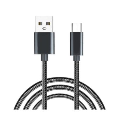 Imagem de 2 Cabos Metal Reforçado USB Kingo 1m 2.1A p/ Galaxy A7 2018