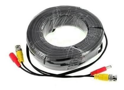 Imagem de 2 Cabos Prontos C/Conectores Video Cftv 30Mt - Top