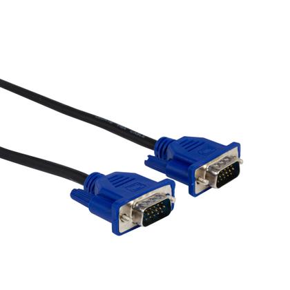 Imagem de 2 Cabos Vga/vga Monitor Lcd Pc Tv Led Projetor 1,5 Metros