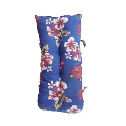 Imagem de 2 Cadeiras Bambu Mesa e Almofadas Para Varanda Flor Rosa