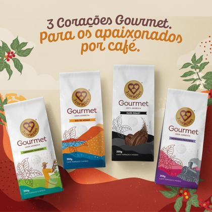 Imagem de 2 Café 3 Corações Moído GOURMET CERRADO MINEIRO 250G