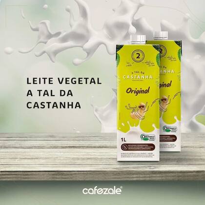 Imagem de 2 Caixas de 1L de Leite Vegetal, A Tal da Castanha