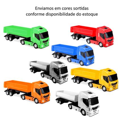 Imagem de 2 Caminhões Grandes Caçamba Basculante e Tanque Água Usual