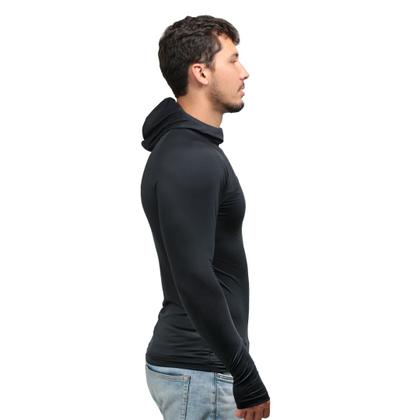 Imagem de 2 Camisa Segunda Pele Masculina Ninja + Capuz Termica Pesca