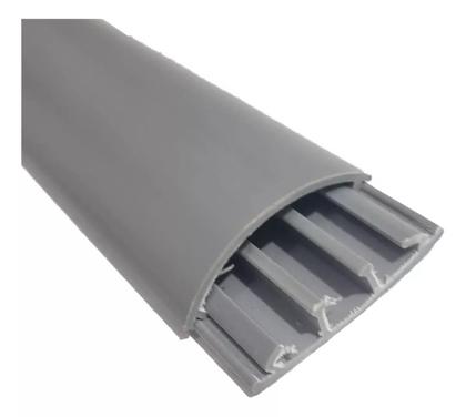 Imagem de 2 Canaleta 2 Metros Pé Proteger Fio De Piso Chão Canaleta