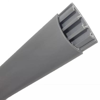 Imagem de 2 Canaleta 2 Metros Pé Proteger Fio De Piso Chão Canaleta