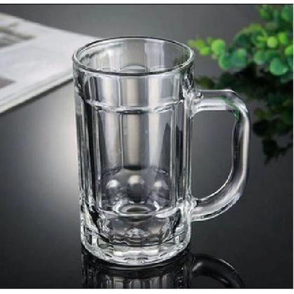 Imagem de 2 caneca de chopp cerveja bebida vidro grosso 400ml