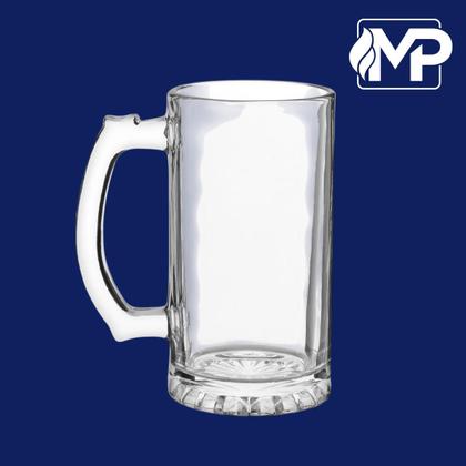 Imagem de 2 Canecas Chopp Cerveja Bar Restaurante Vidro Grande 510ml